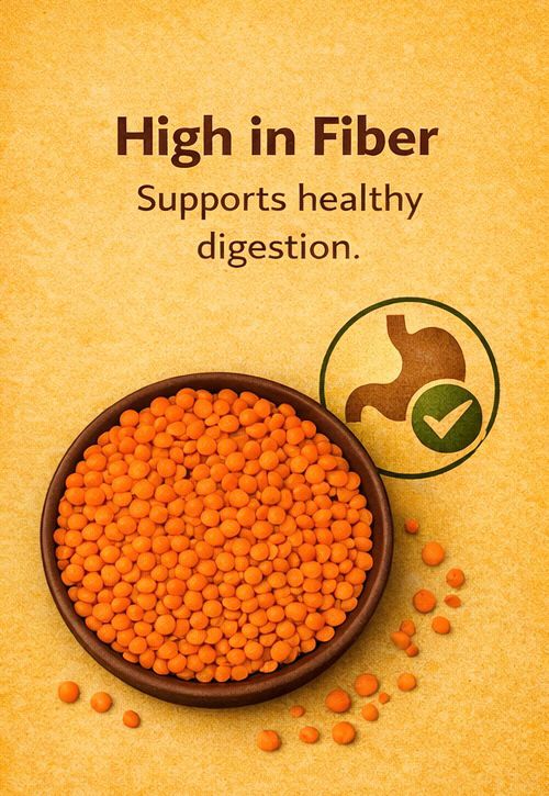 Pitambara Foods - Masoor Dal (Whole), 500gm