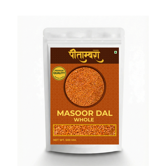 Pitambara Foods - Masoor Dal (Whole), 500gm
